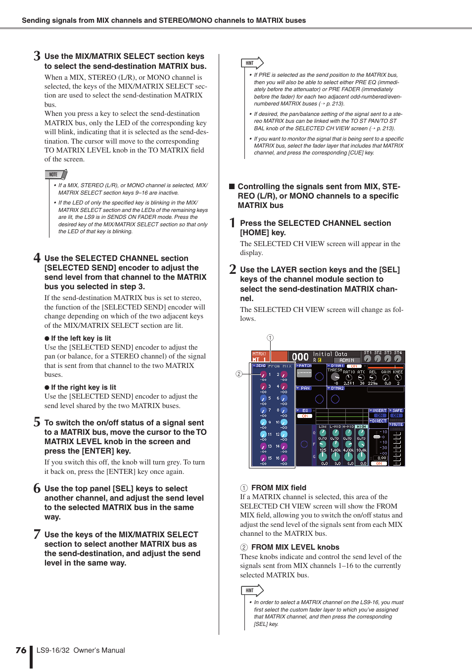 Yamaha LS9 User Manual | Page 76 / 290