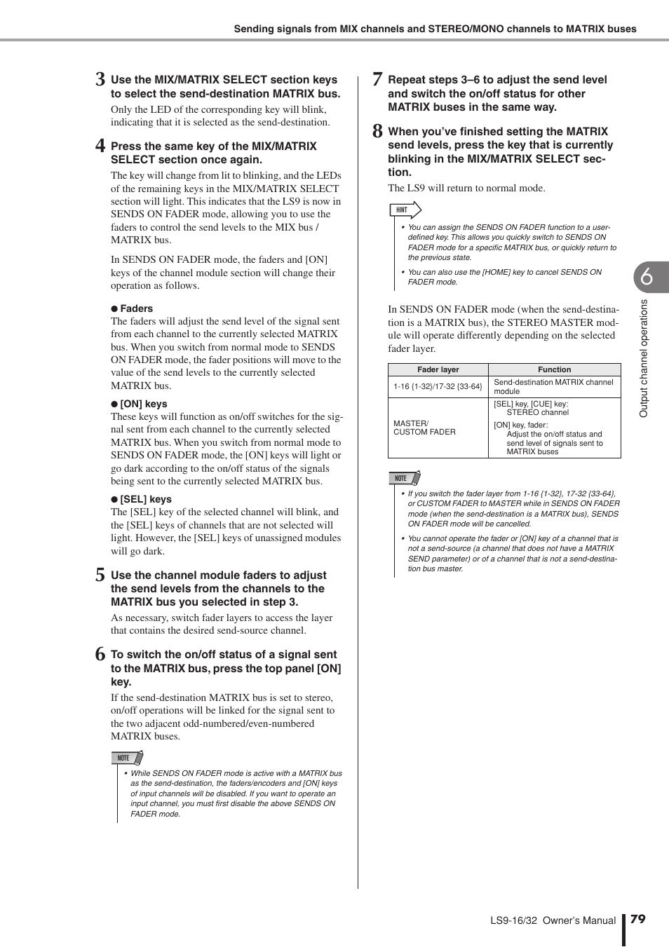 Yamaha LS9 User Manual | Page 79 / 290