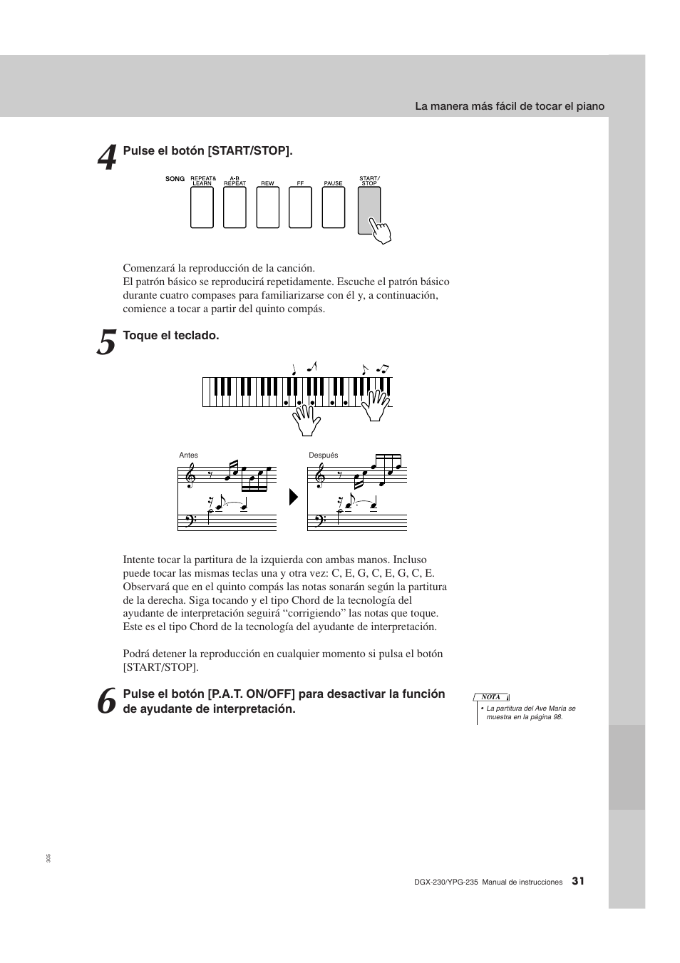 Yamaha YPG-235 User Manual | Page 31 / 128