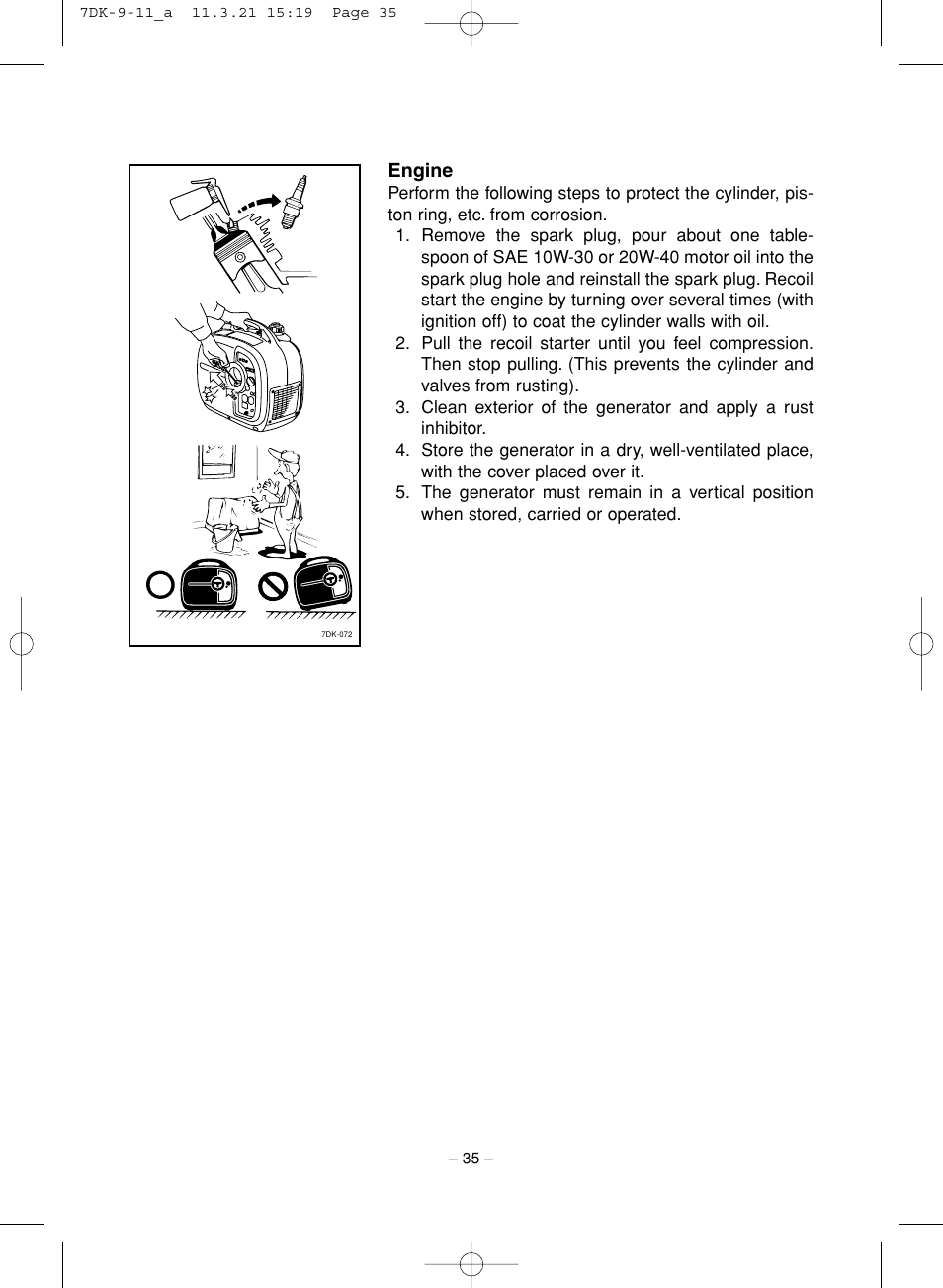 Yamaha ef2000is User Manual | Page 40 / 62