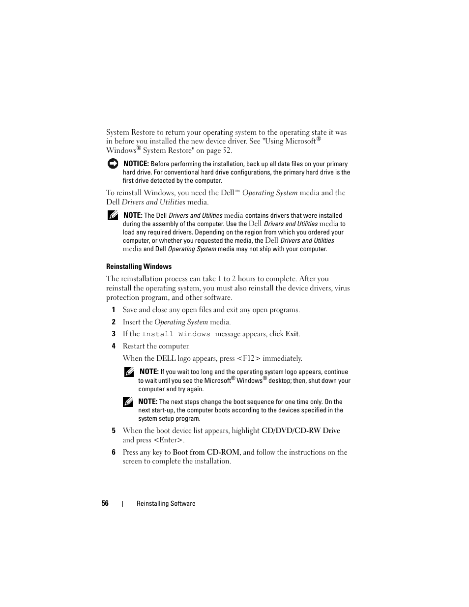 Dell Latitude E6400 User Manual | Page 56 / 70