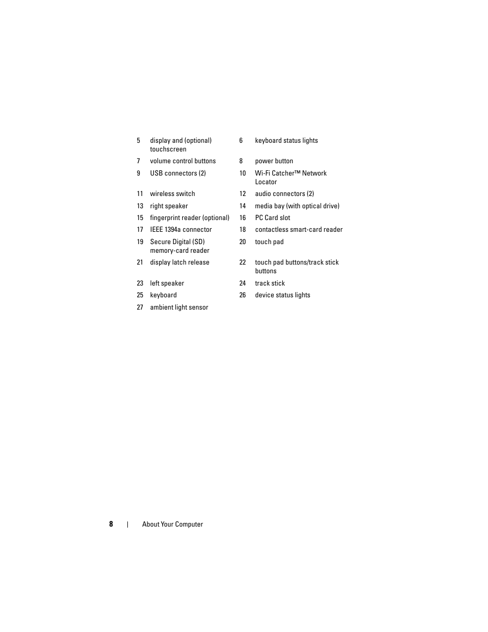 Dell Latitude E6400 User Manual | Page 8 / 70