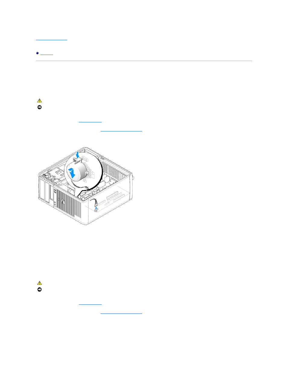 Speakers, Installing a speaker, Removing a speaker | Dell OptiPlex 755 User Manual | Page 131 / 248