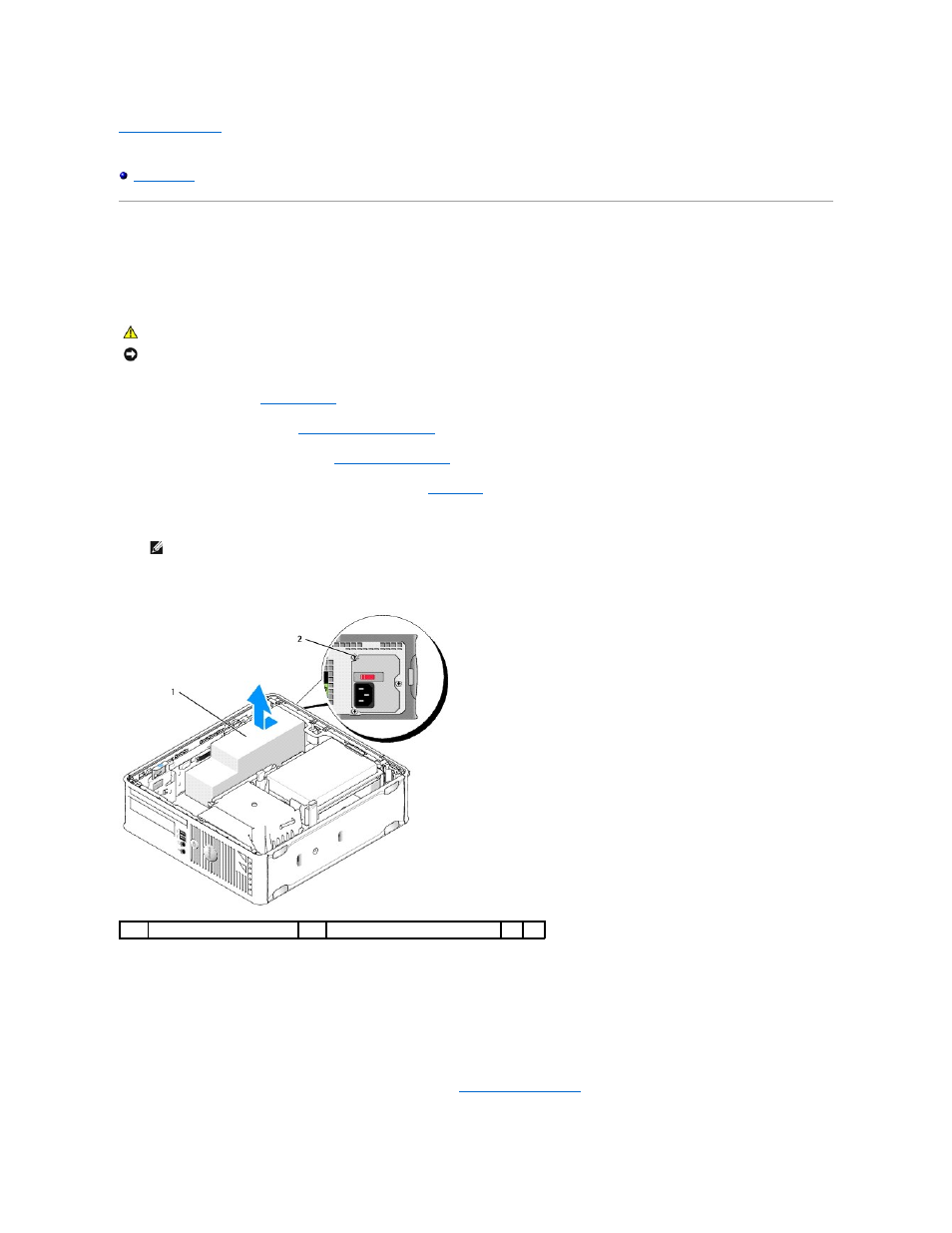 Power supply, Replacing the power supply | Dell OptiPlex 755 User Manual | Page 169 / 248