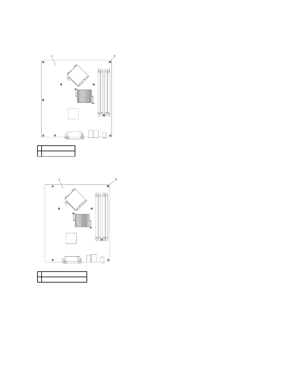 Desktop system board screws, Small form factor system board screws, Ultra small form factor: see | Ultra small form factor system board screws | Dell OptiPlex 755 User Manual | Page 187 / 248