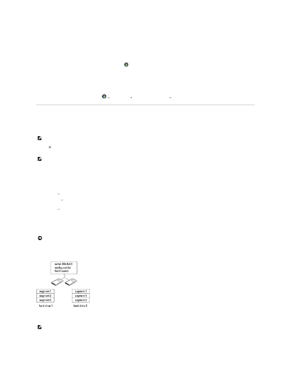 About raid configurations, Verifying that raid is working, Raid level 0 | Dell OptiPlex 755 User Manual | Page 19 / 248