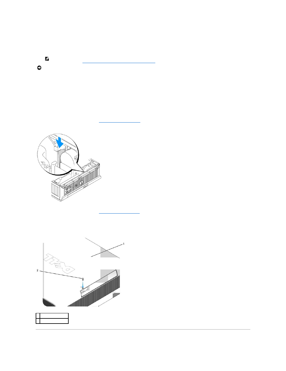 Securing a device in the module bay | Dell OptiPlex 755 User Manual | Page 231 / 248