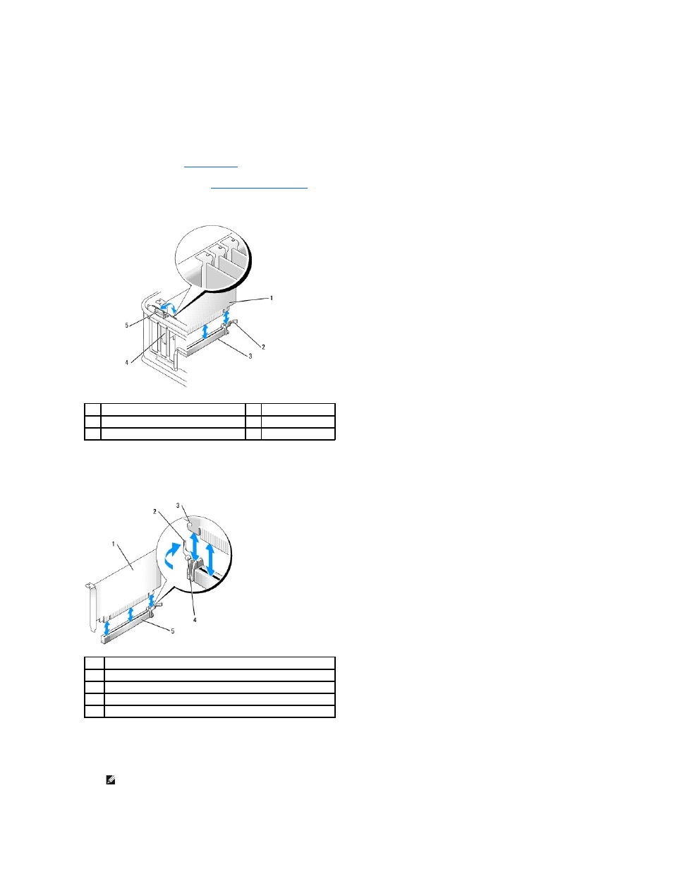 Removing a pci card | Dell OptiPlex 755 User Manual | Page 42 / 248