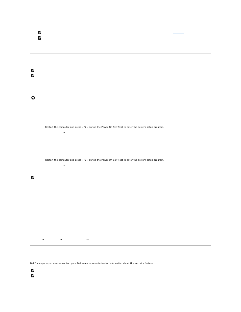 Trusted platform module (tpm), Security management software, Computer tracking software | Enabling the tpm feature | Dell OptiPlex 755 User Manual | Page 6 / 248