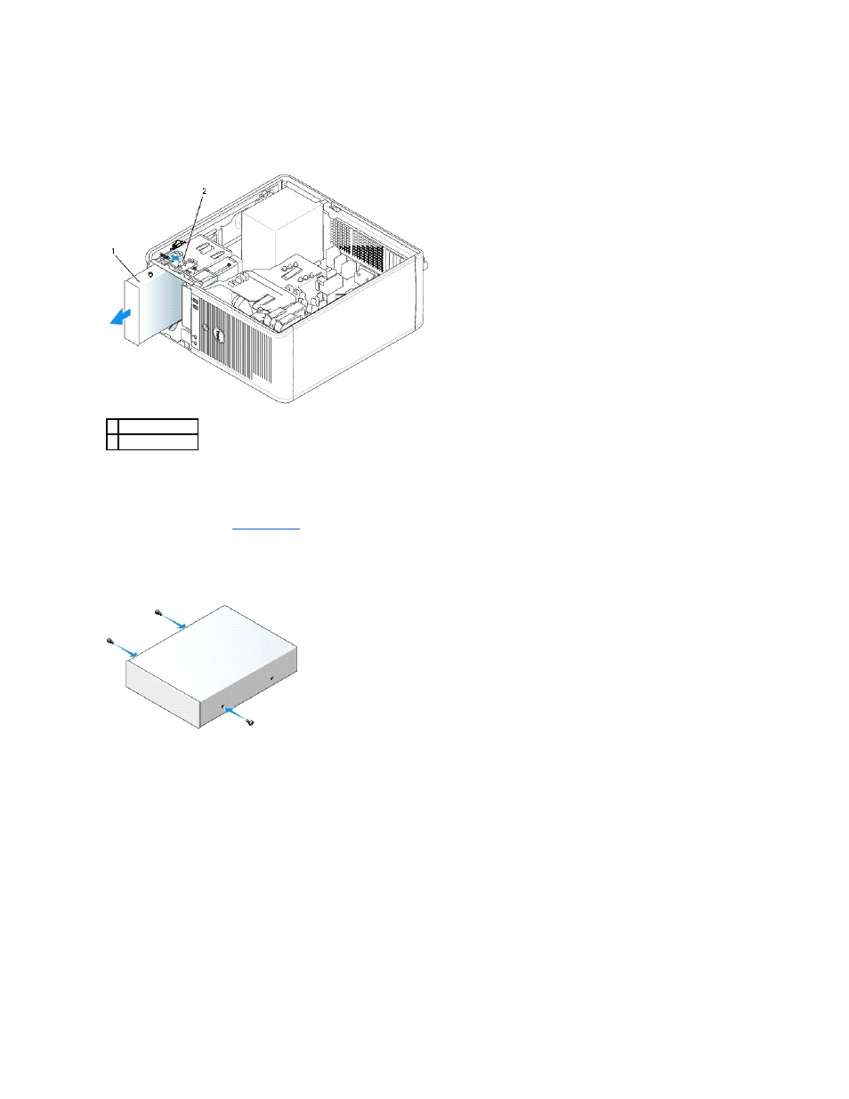 Installing an optical drive | Dell OptiPlex 745 User Manual | Page 105 / 212