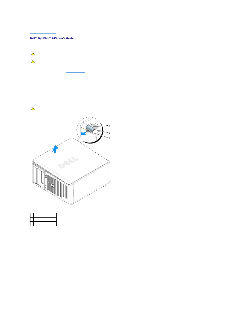 Removing the computer cover | Dell OptiPlex 745 User Manual | Page 112 / 212