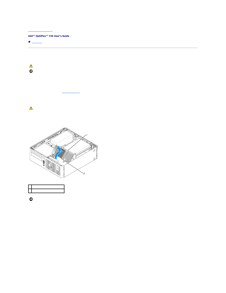 Processor, Removing the processor | Dell OptiPlex 745 User Manual | Page 124 / 212