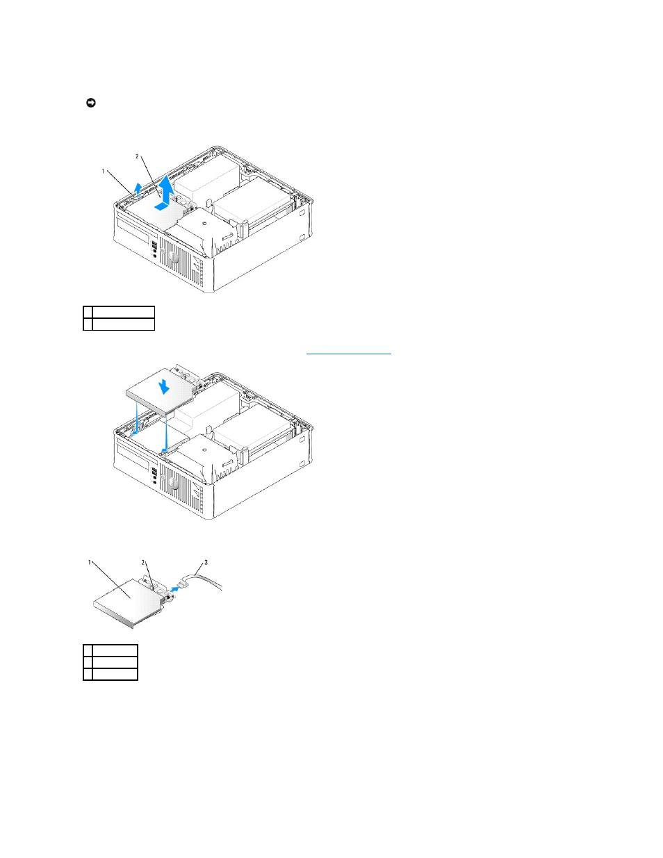 Installing an optical drive | Dell OptiPlex 745 User Manual | Page 133 / 212