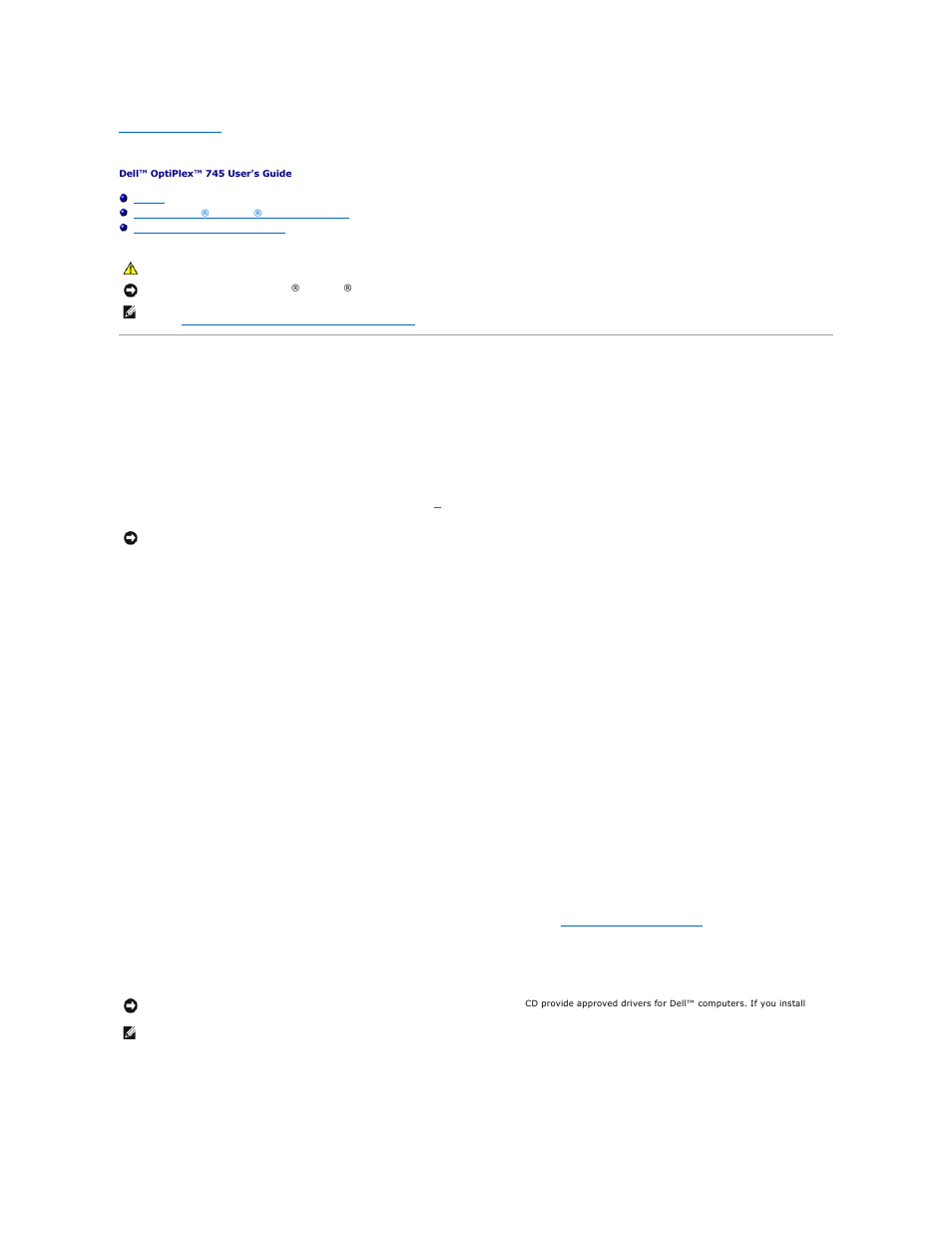 Reinstalling drivers and the operating system, Drivers, What is a driver | Identifying drivers, Reinstalling drivers and utilities | Dell OptiPlex 745 User Manual | Page 151 / 212