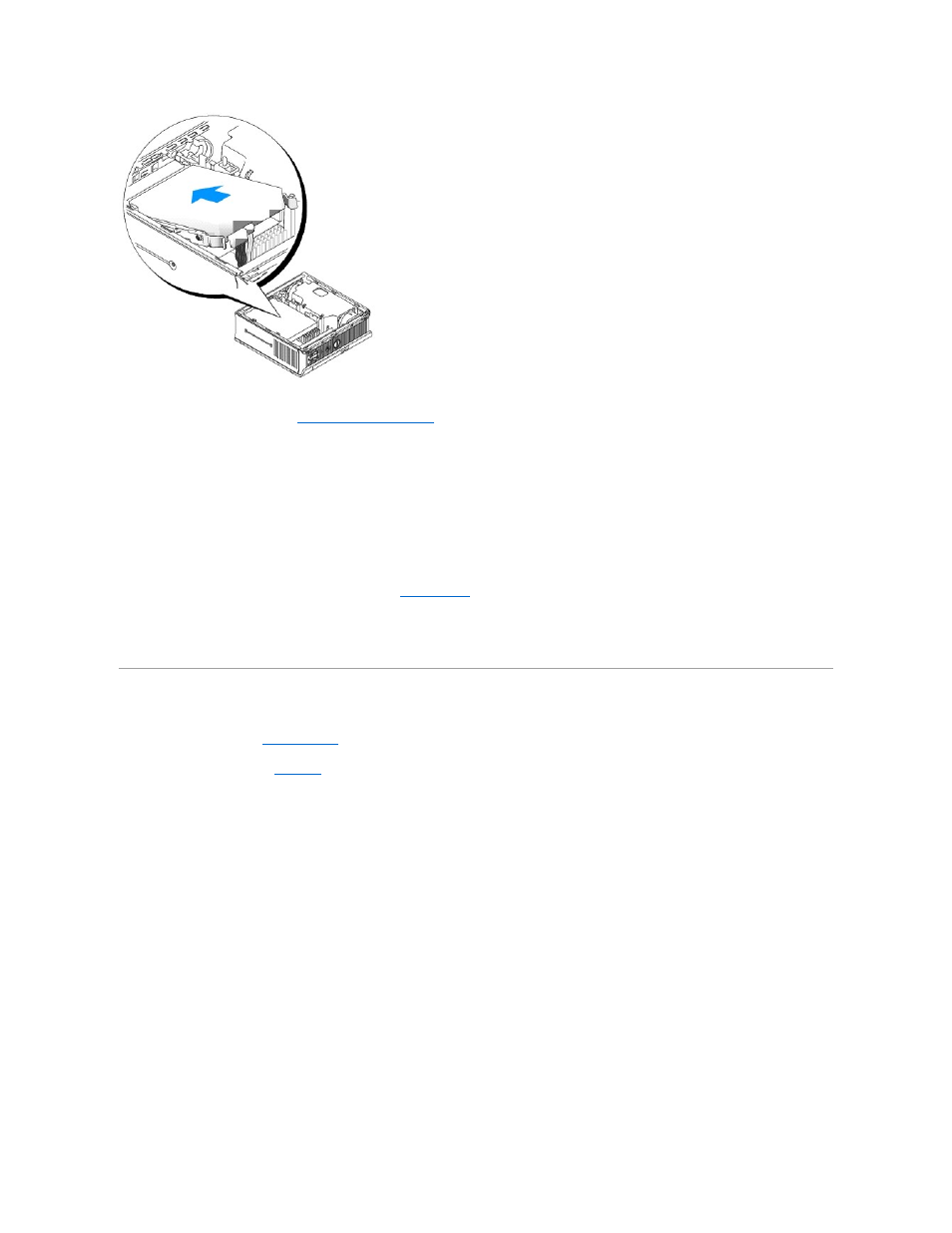 Replacing a hard-drive fan | Dell OptiPlex 745 User Manual | Page 205 / 212