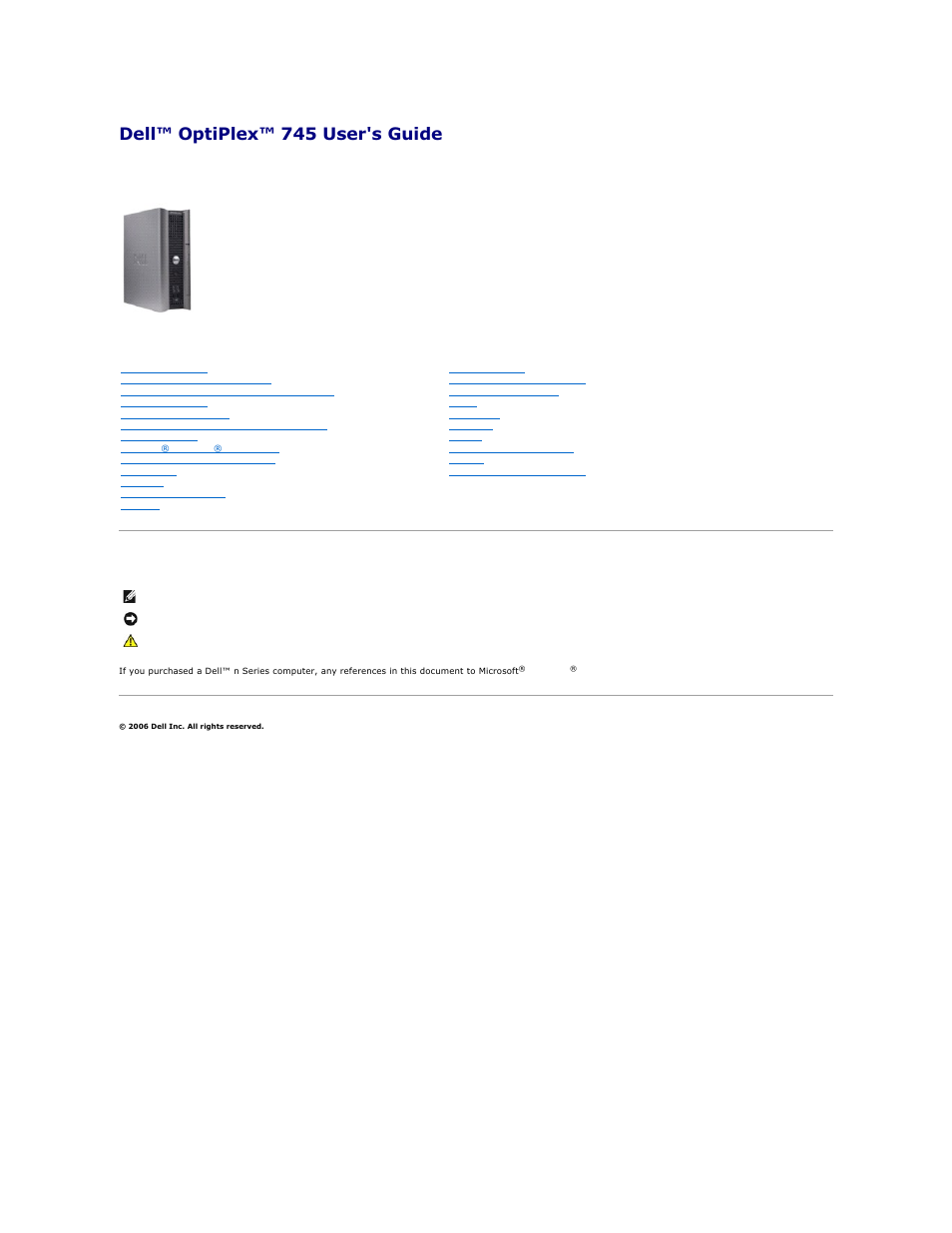 Dell™ optiplex™ 745 user's guide, Ultra small form factor computer | Dell OptiPlex 745 User Manual | Page 211 / 212