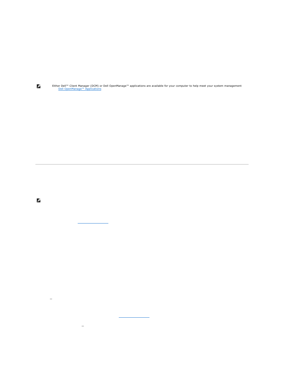 Physical security, Management needs. see, Dell client manager (dcm) | Chassis intrusion detection, Option settings | Dell OptiPlex 745 User Manual | Page 3 / 212