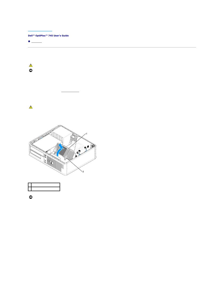 Processor, Removing the processor | Dell OptiPlex 745 User Manual | Page 36 / 212