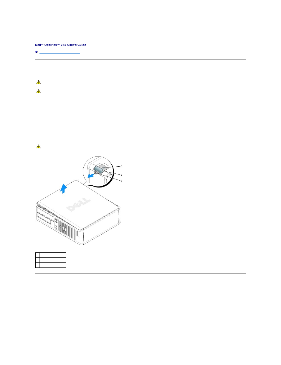 Removing the computer cover | Dell OptiPlex 745 User Manual | Page 55 / 212