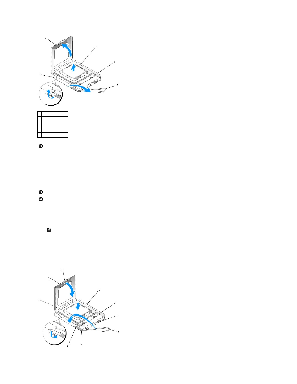 Installing the processor | Dell OptiPlex 745 User Manual | Page 94 / 212