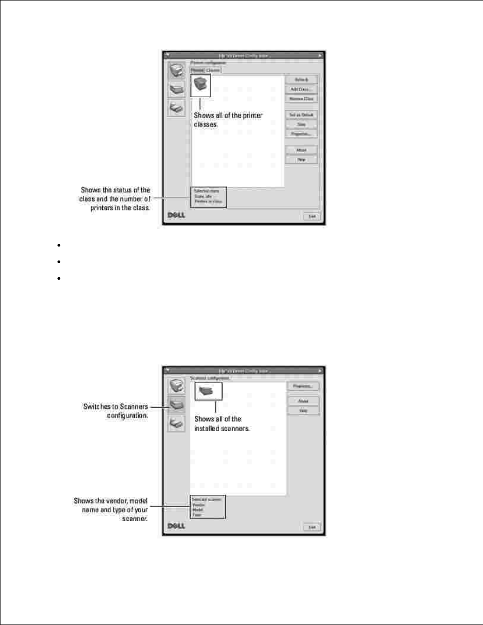 Scanners configuration | Dell 2335DN User Manual | Page 211 / 284