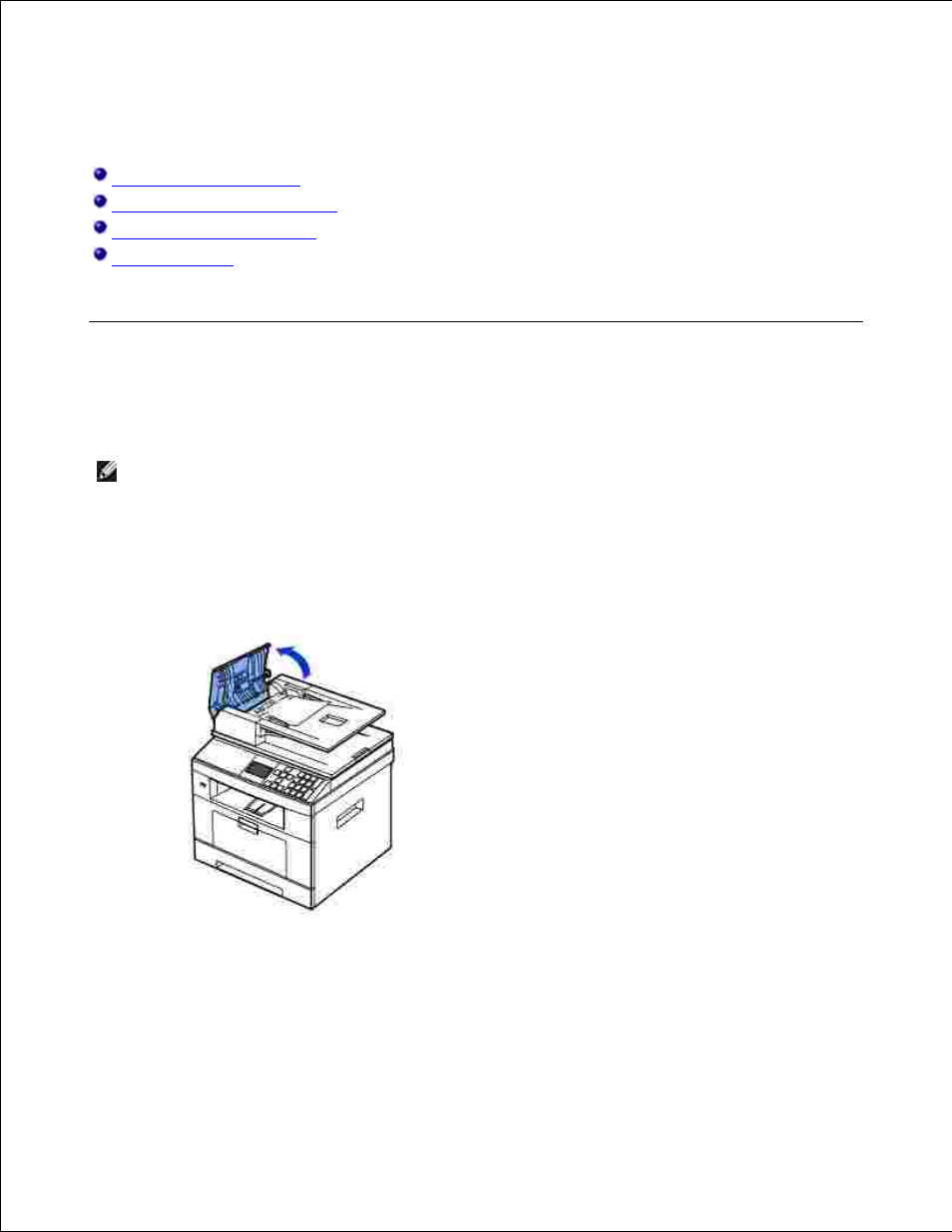 Troubleshooting, Clearing jams in the dadf, Scan manager problems | Dell 2335DN User Manual | Page 233 / 284