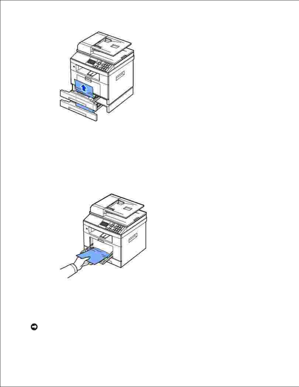 Mpf jam, Fuser area jam | Dell 2335DN User Manual | Page 241 / 284