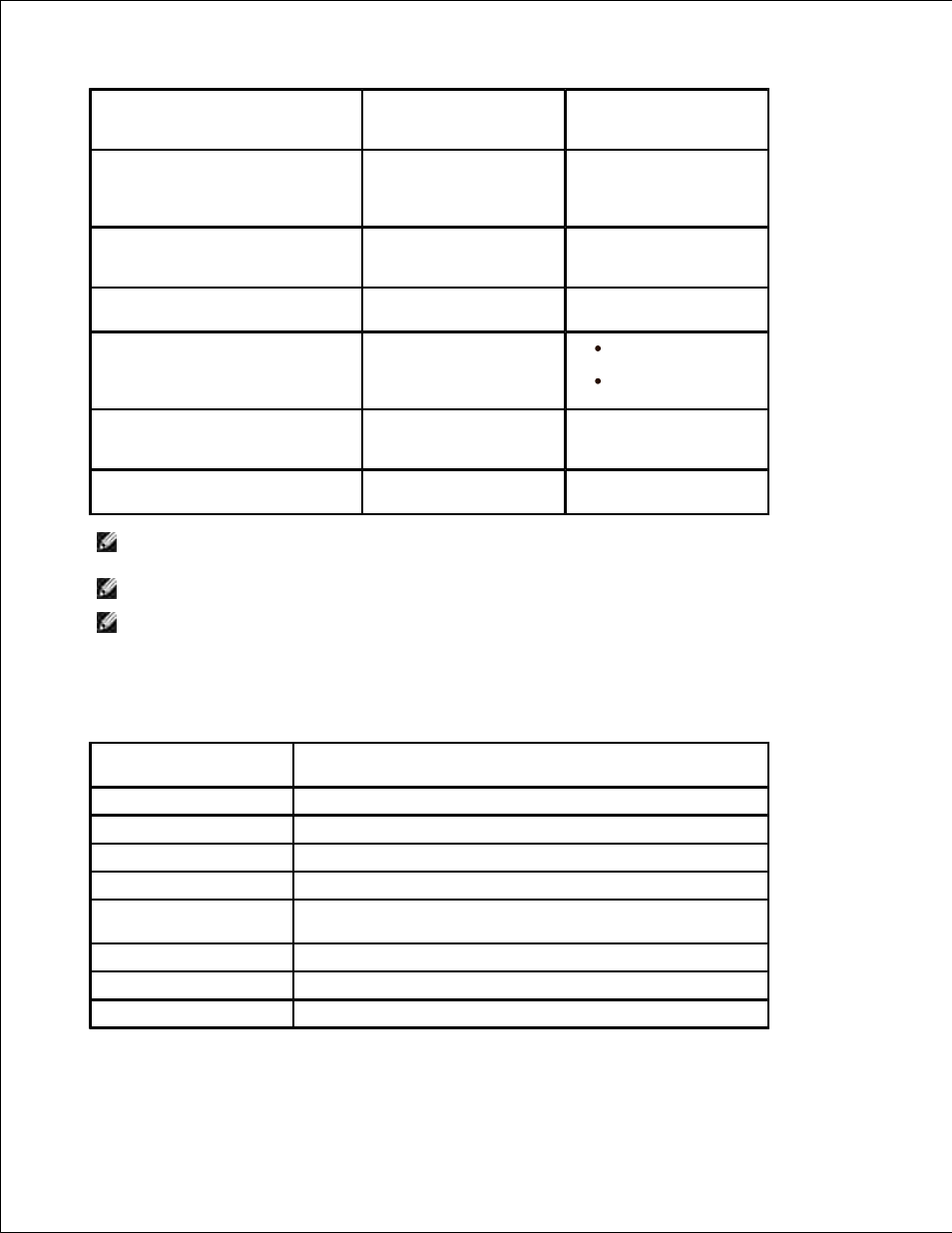 Paper specifications | Dell 2335DN User Manual | Page 283 / 284