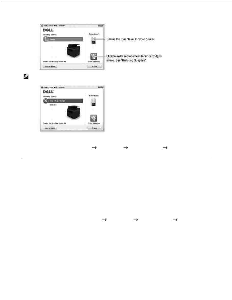 Printer settings utility | Dell 2335DN User Manual | Page 47 / 284
