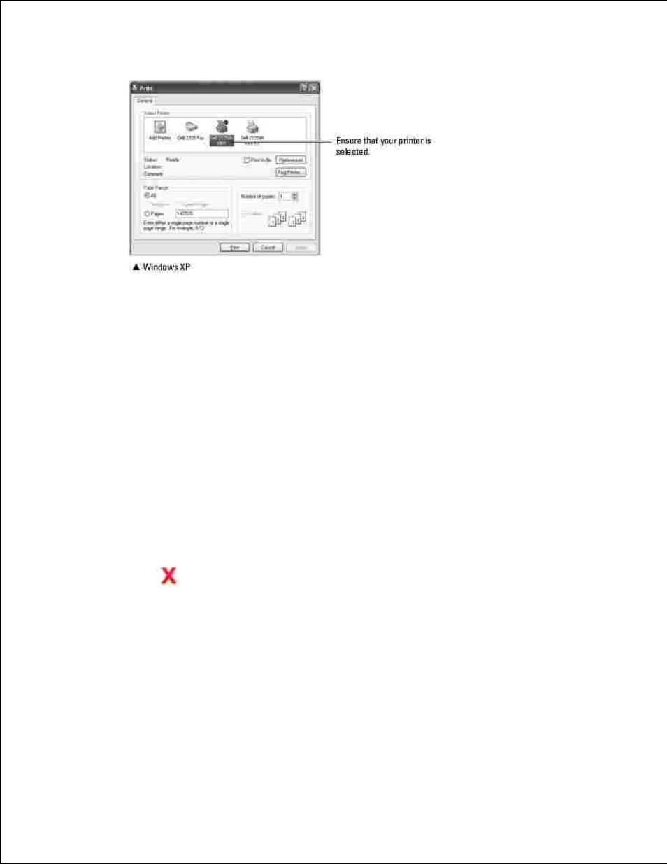 Canceling a print job | Dell 2335DN User Manual | Page 76 / 284