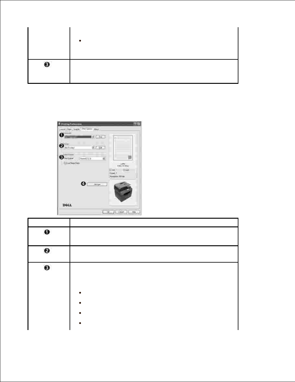 Other options tab | Dell 2335DN User Manual | Page 82 / 284