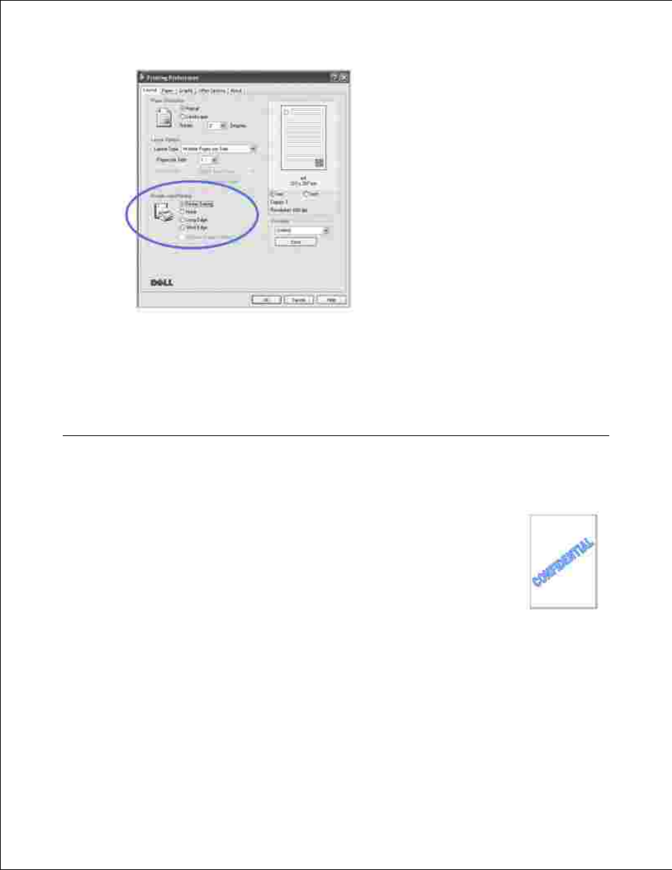 Using watermarks, Using an existing watermark | Dell 2335DN User Manual | Page 91 / 284