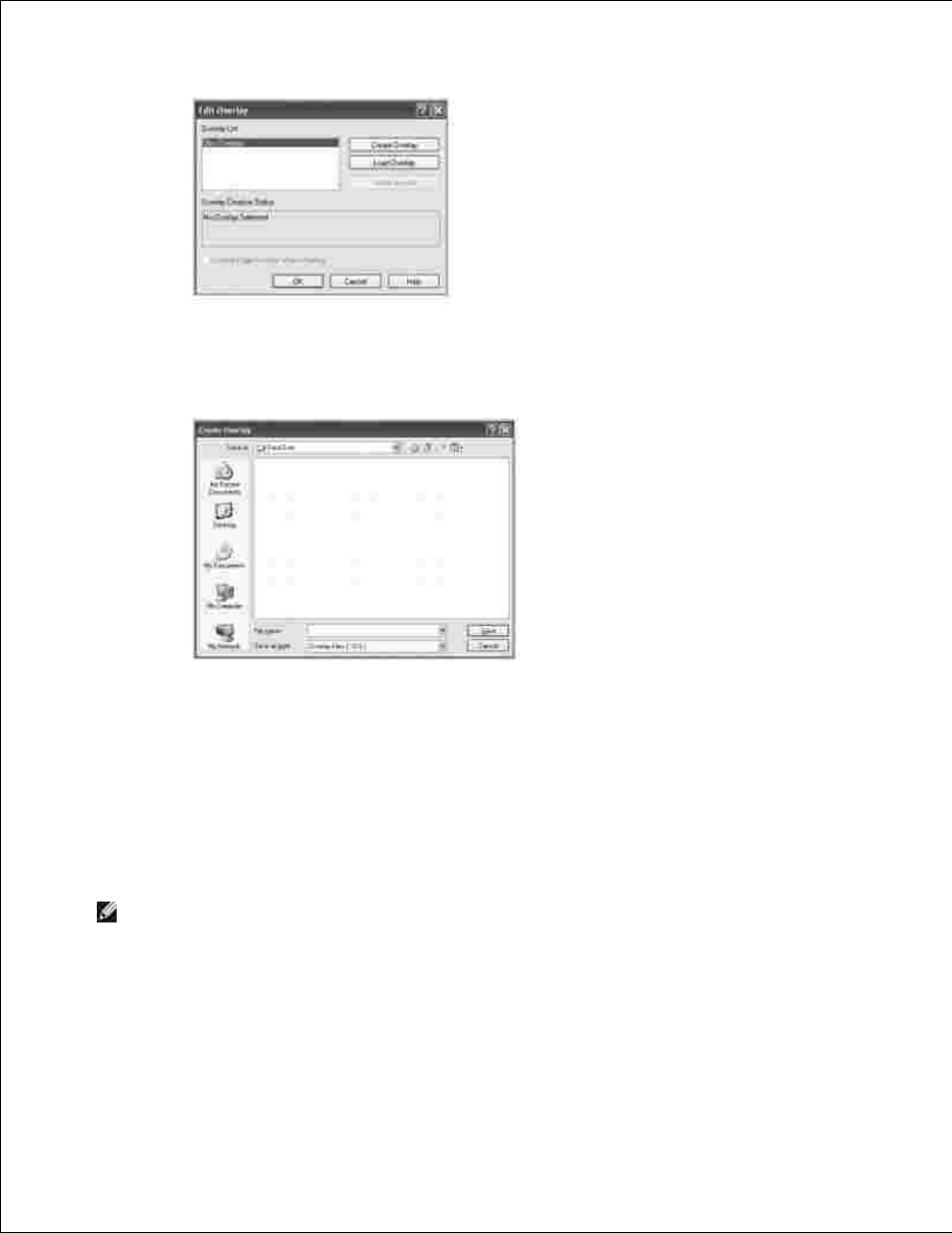 Using a page overlay | Dell 2335DN User Manual | Page 95 / 284
