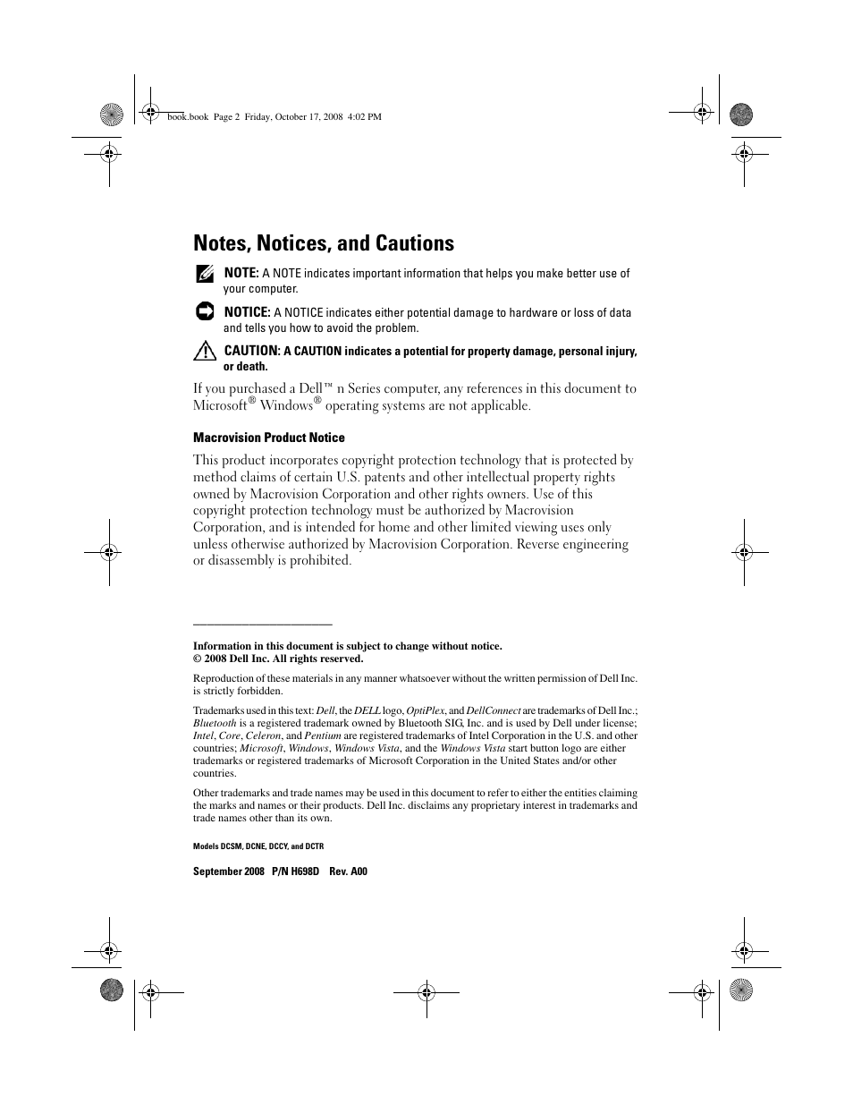 Dell OptiPlex 760 User Manual | Page 2 / 76