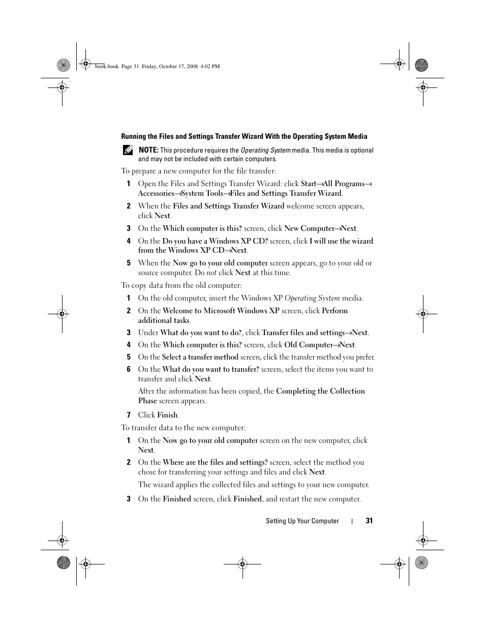 Dell OptiPlex 760 User Manual | Page 31 / 76