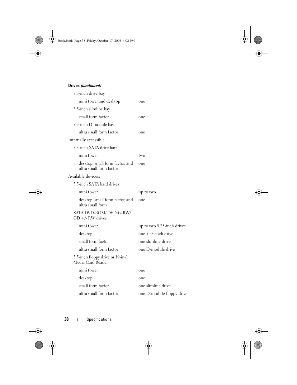 Dell OptiPlex 760 User Manual | Page 38 / 76