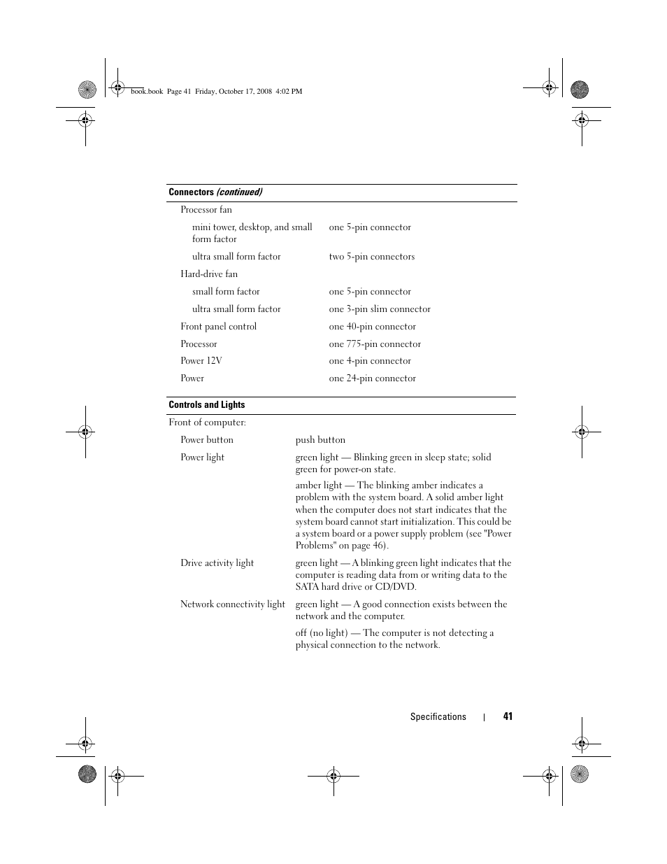 Dell OptiPlex 760 User Manual | Page 41 / 76