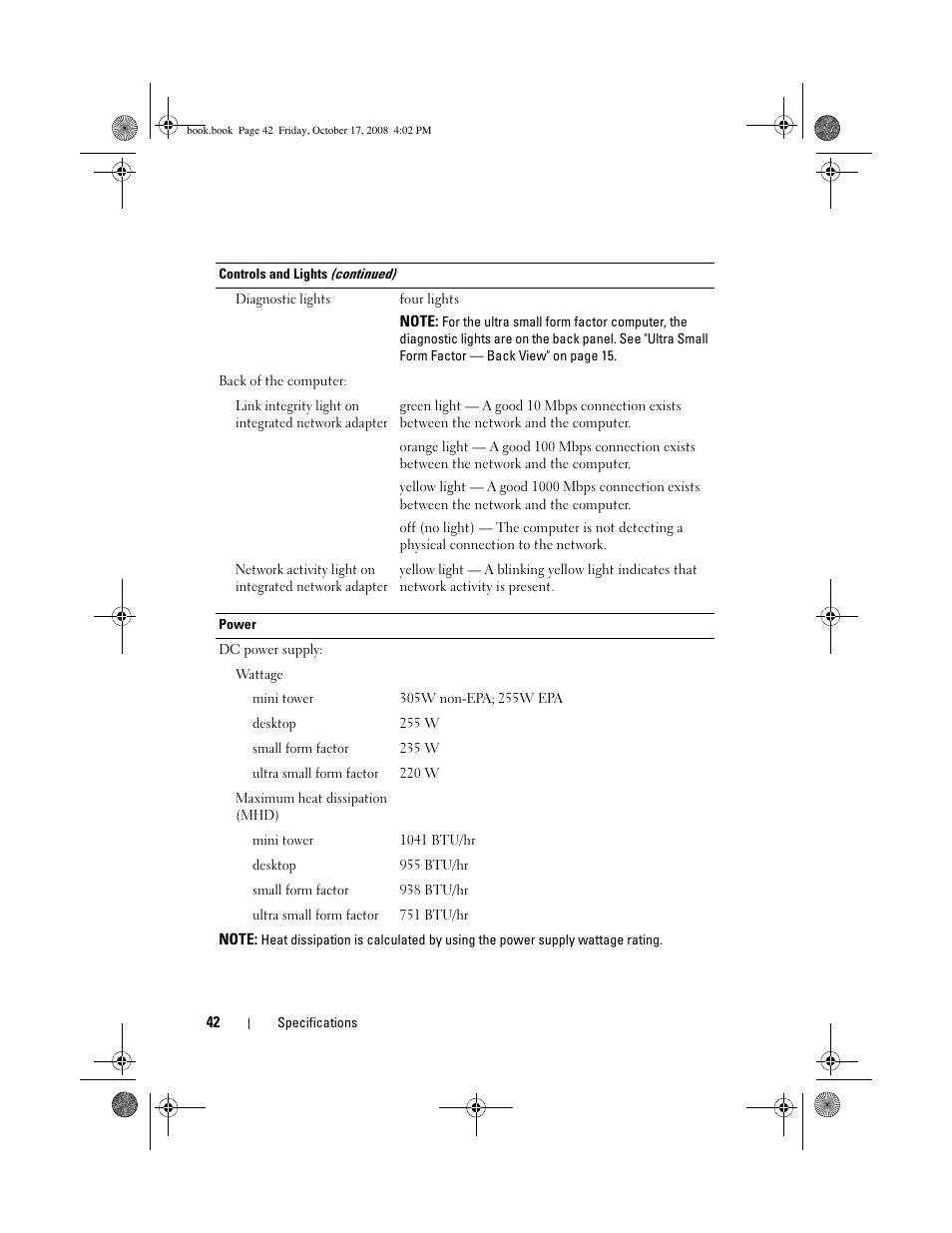 Dell OptiPlex 760 User Manual | Page 42 / 76