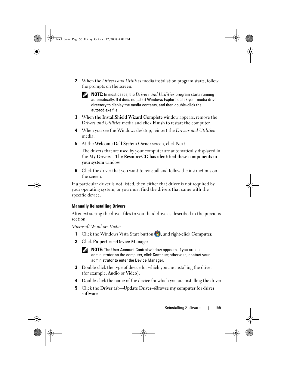 Dell OptiPlex 760 User Manual | Page 55 / 76