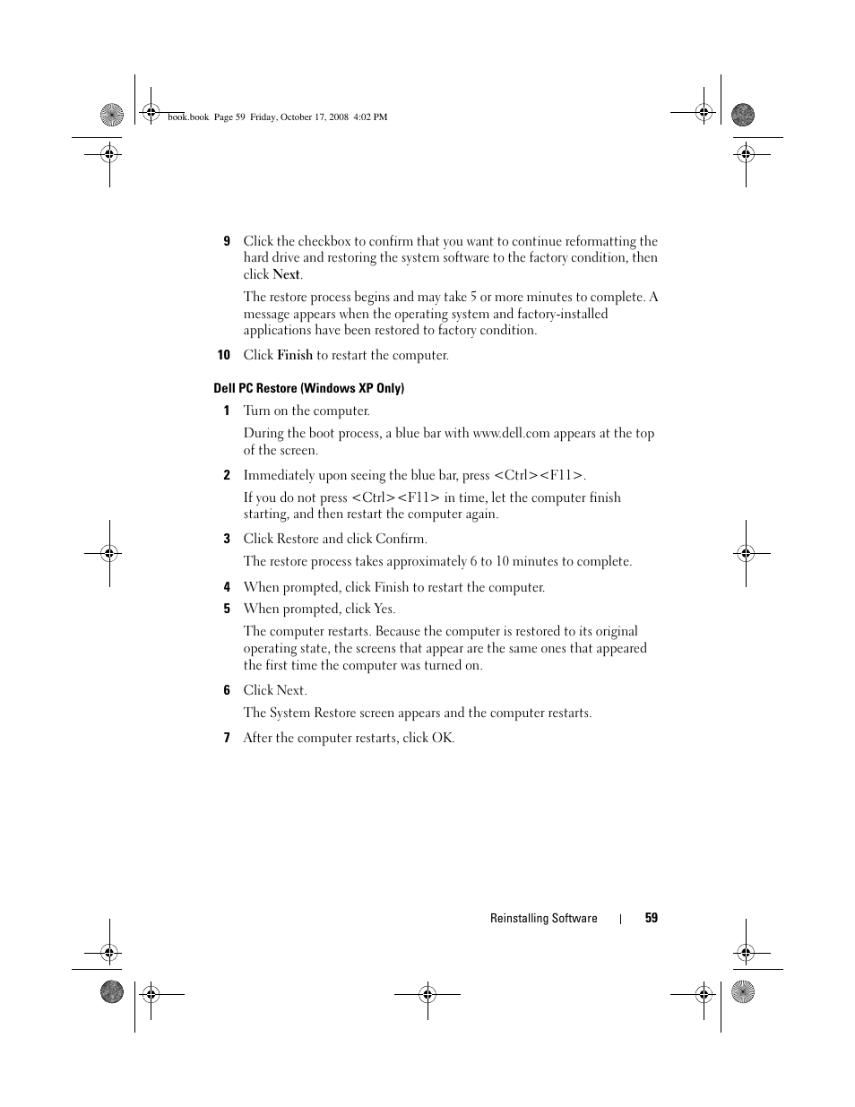 Dell OptiPlex 760 User Manual | Page 59 / 76