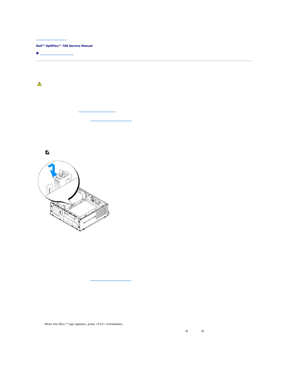 Chassis intrusion switch, Removing the chassis intrusion switch, Replacing the chassis intrusion switch | Resetting the chassis intrusion detector | Dell OptiPlex 760 User Manual | Page 188 / 203