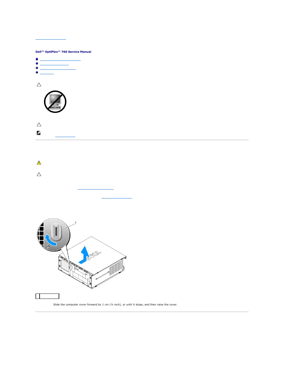 Ultra small form factor, Removing the computer cover, Inside your computer | Dell OptiPlex 760 User Manual | Page 200 / 203