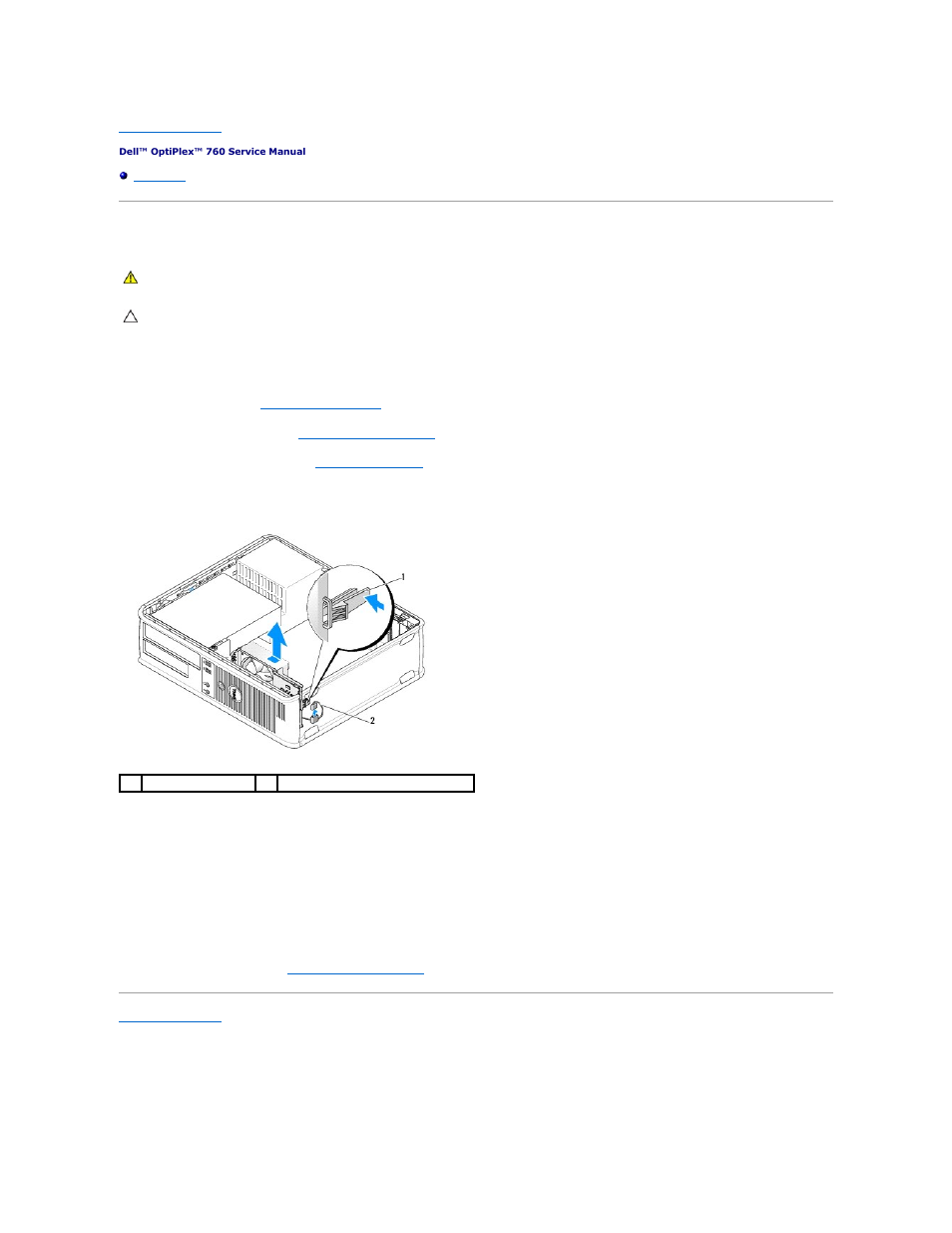 System fan, Removing the system fan, Installing the system fan | Dell OptiPlex 760 User Manual | Page 44 / 203