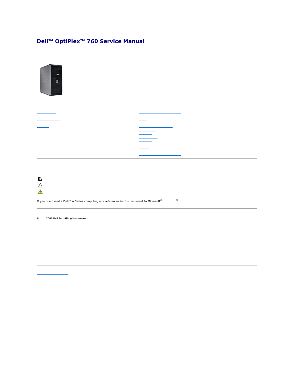 Dell™ optiplex™ 760 service manual, Mini tower computer | Dell OptiPlex 760 User Manual | Page 69 / 203