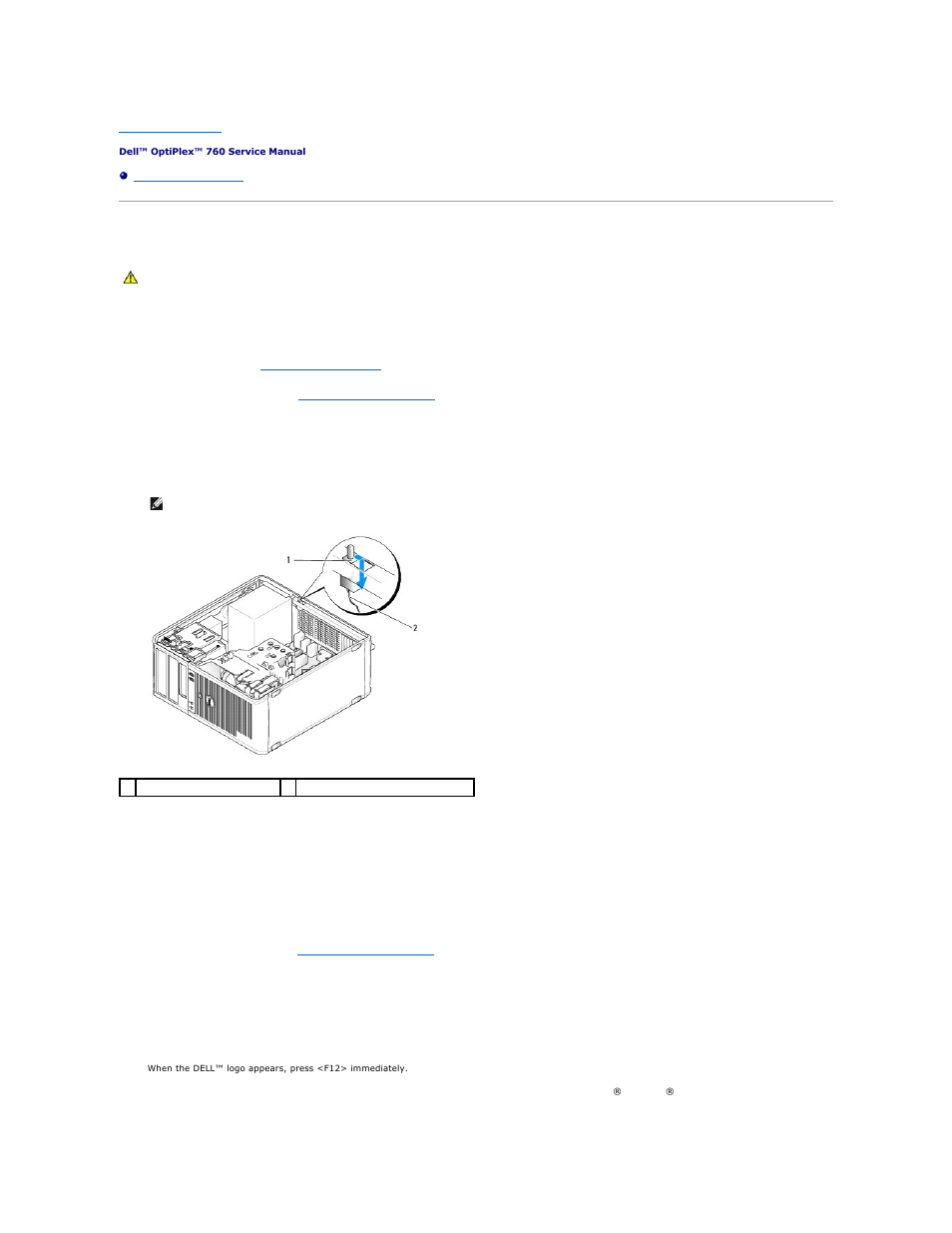 Chassis intrusion switch, Removing the chassis intrusion switch, Replacing the chassis intrusion switch | Resetting the chassis intrusion detector | Dell OptiPlex 760 User Manual | Page 80 / 203