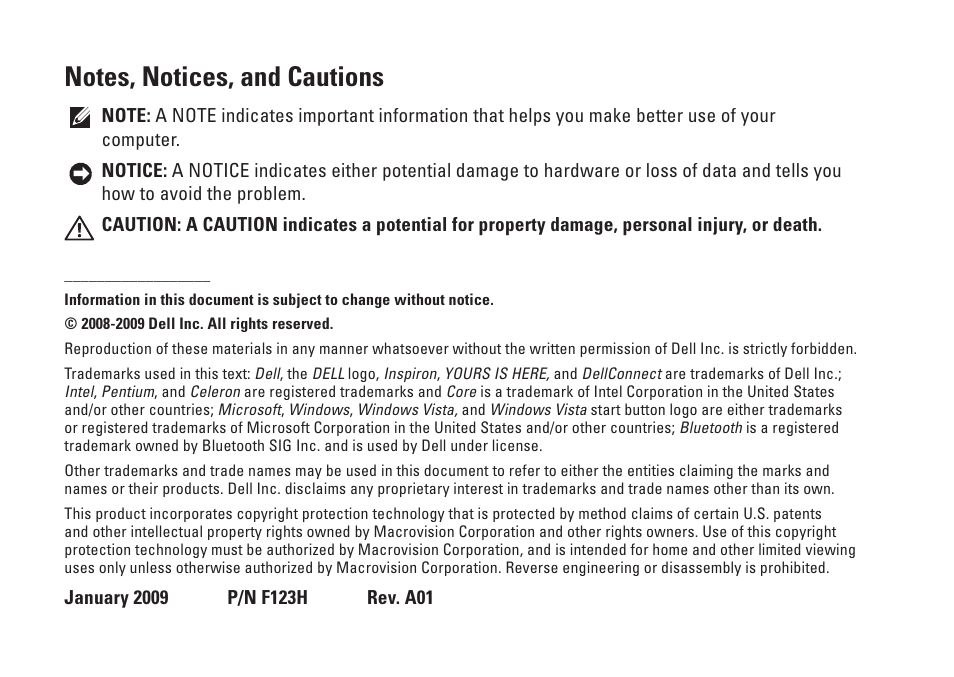 Dell Inspiron 1545 User Manual | Page 4 / 72