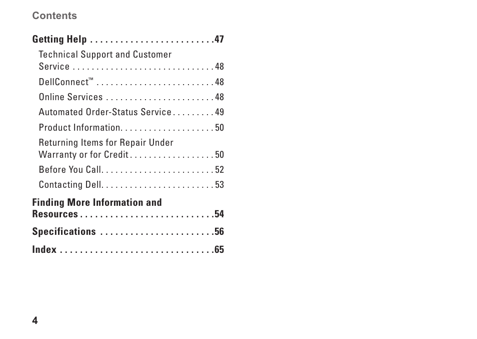 Dell Inspiron 1545 User Manual | Page 6 / 72