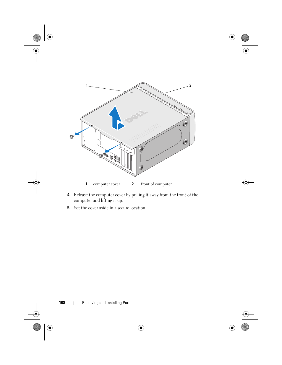 Dell Inspiron 530 User Manual | Page 108 / 226