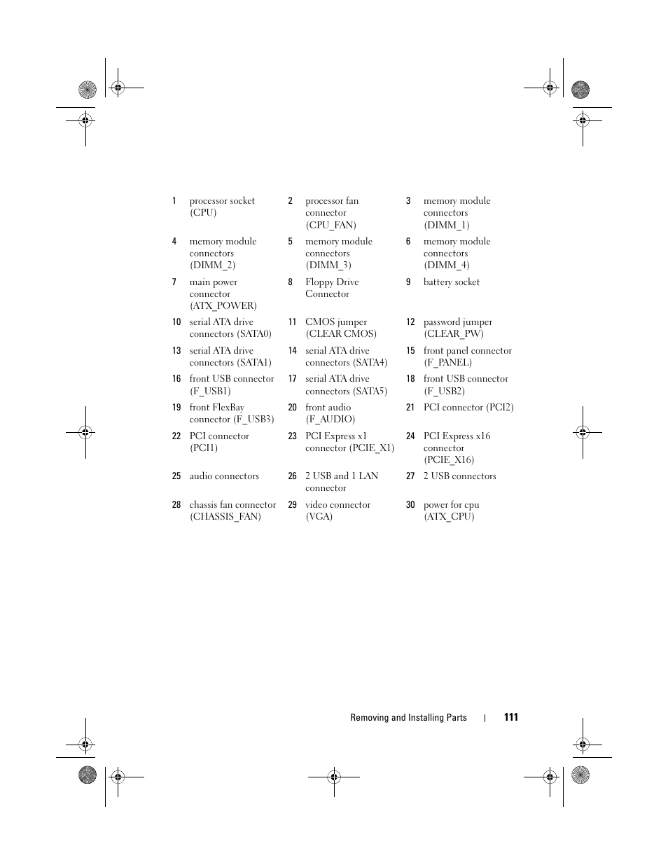Dell Inspiron 530 User Manual | Page 111 / 226