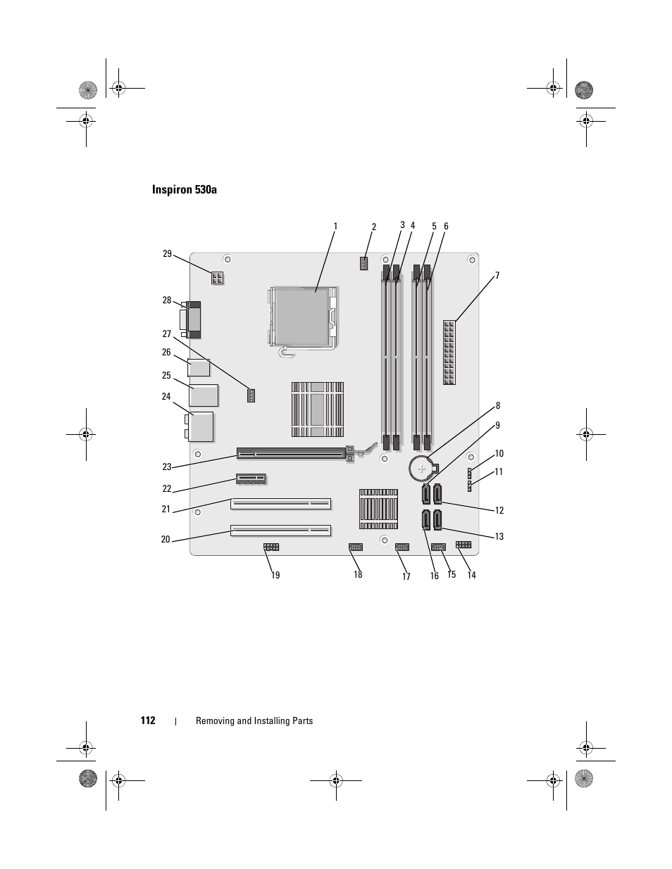 Inspiron 530a | Dell Inspiron 530 User Manual | Page 112 / 226